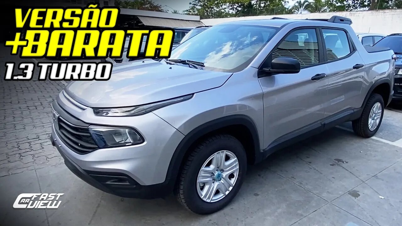 NOVA FIAT TORO ENDURANCE 1.3 TURBO FLEX 2022! VERSÃO DE ENTRADA VALE A PENA? - Fast Car View