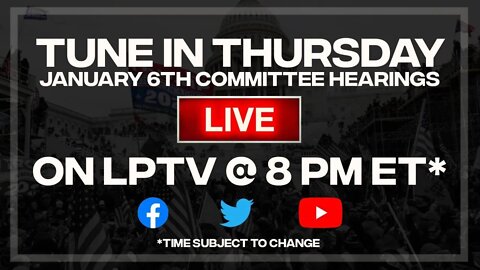 THURSDAY AT 8 PM ET: The #January6th Hearings continue. Watch them live with The Lincoln Project.