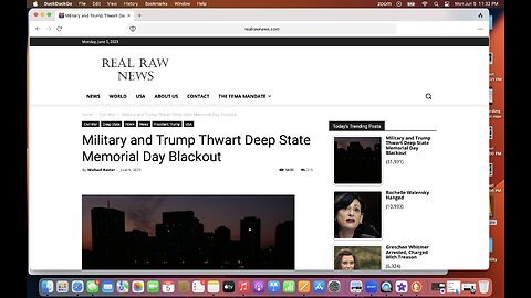 Breaking-Military & Trump Thwart Deep State Memorial Day Blackout
