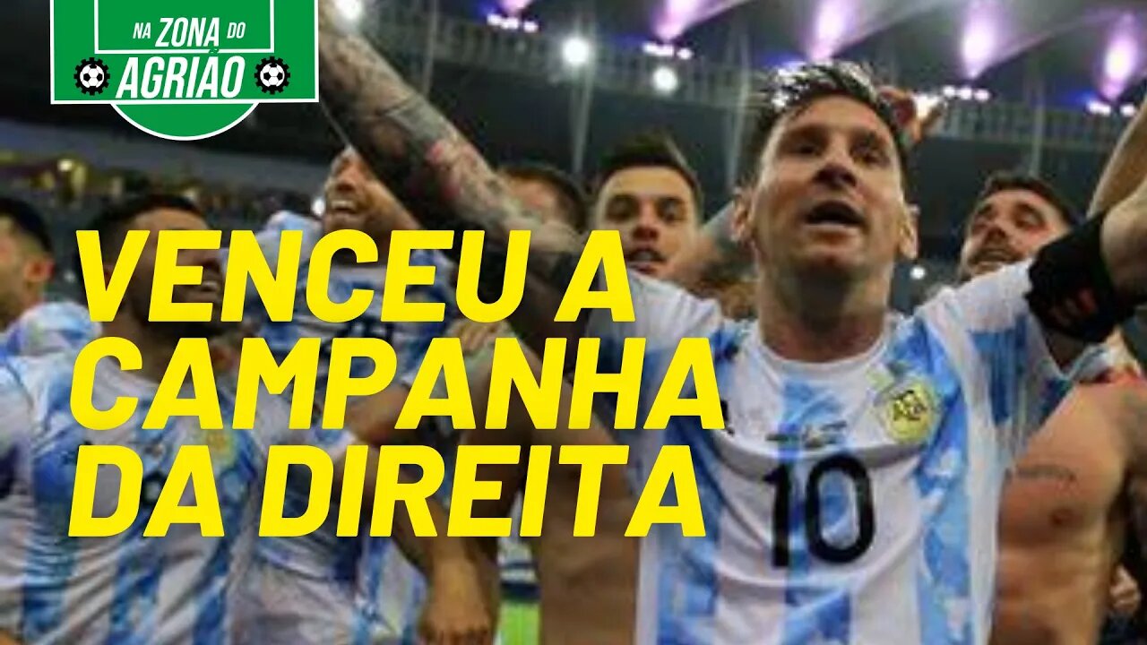 Globo 1 x Futebol 0: venceu a campanha da direita - Na Zona do Agrião - 11/07/21