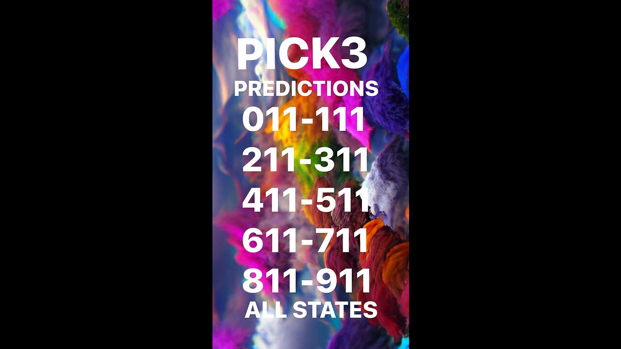 Lottery Predictions November 16,2022