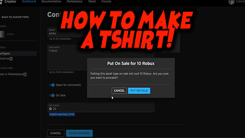 How to Make a Shirt in Roblox