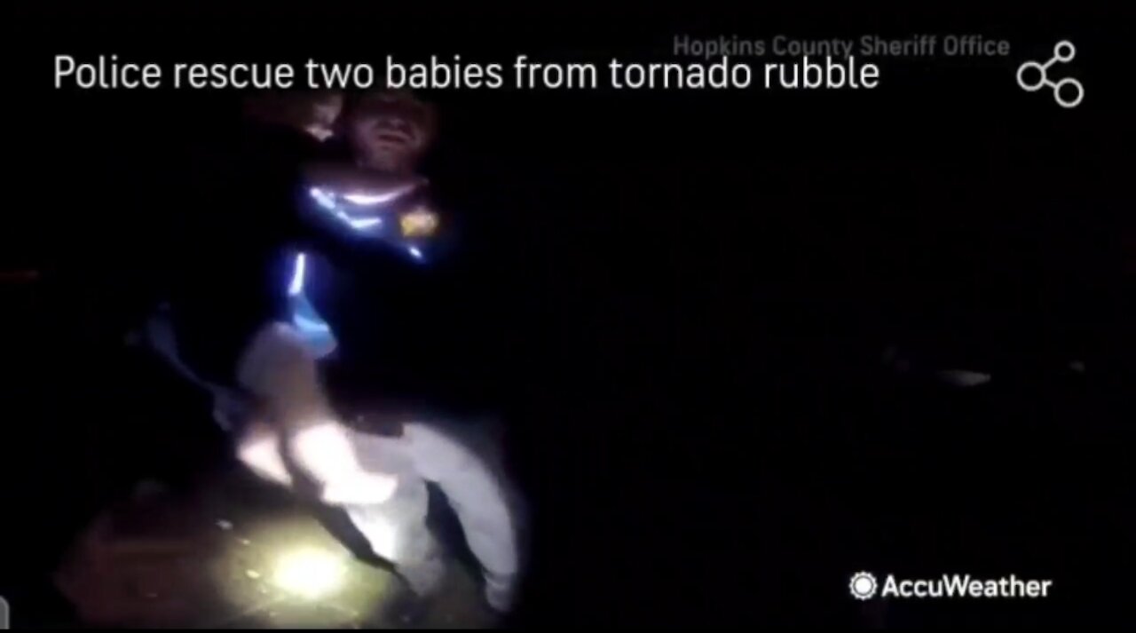 Babies Rescued💖US Tornado Storm 2021