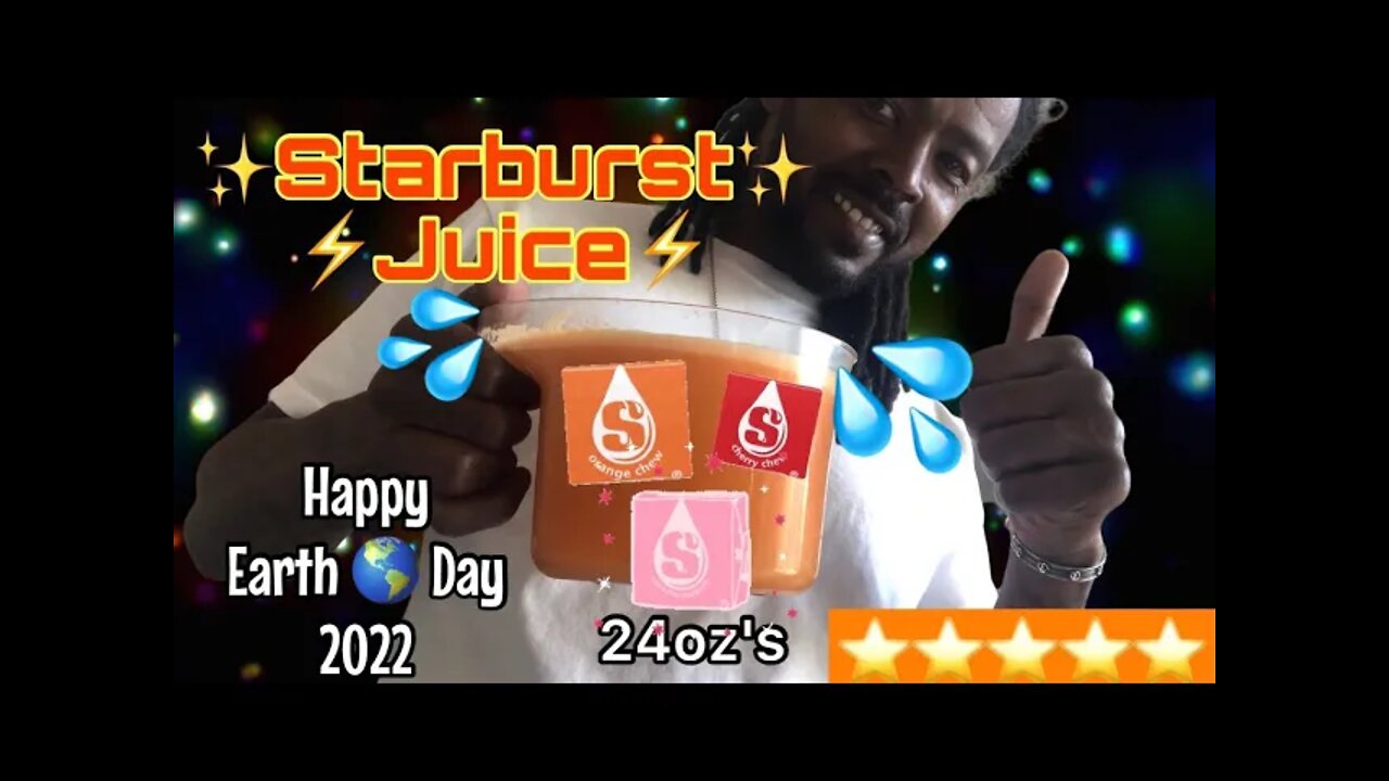 Juicing For Health w/ Krown Chakra "Taste Just Like Starburst Candy⚡️Self Love Aint Selfish🤷🏽♂️