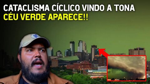 Céu verde aparece em algumas regiões do mundo