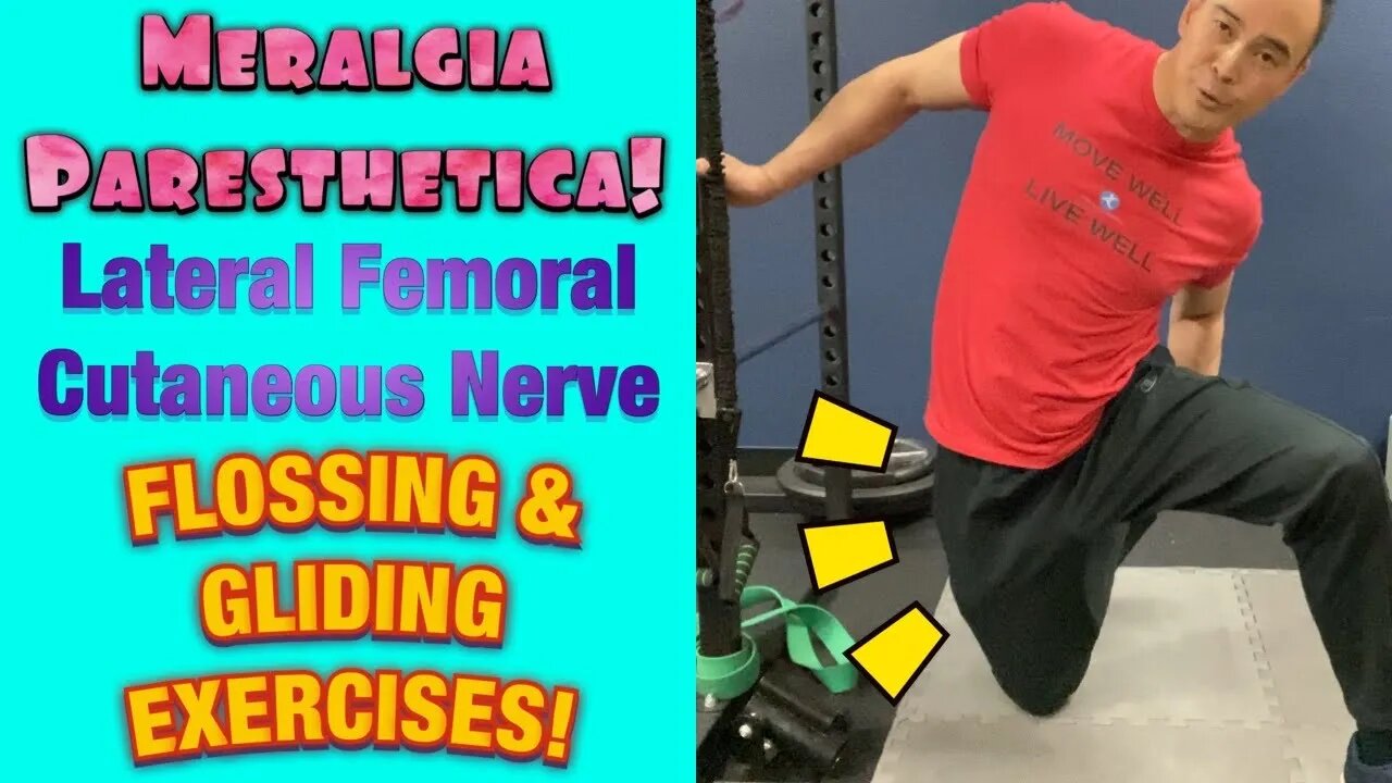 Meralgia Paresthetica! *Lateral Femoral Cutaneous Nerve Flossing/Gliding Exercises* | Dr Wil & Dr K