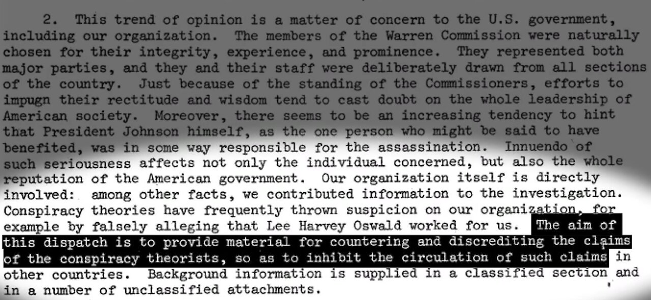 1967 CIA Memo Is Still Used to Discredit Conspiracy Theorists Today