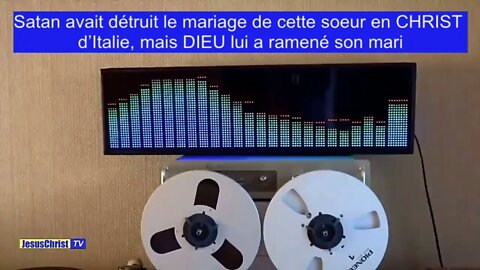 Satan avait détruit le mariage de cette soeur en CHRIST d’Italie, mais DIEU lui a ramené son mari