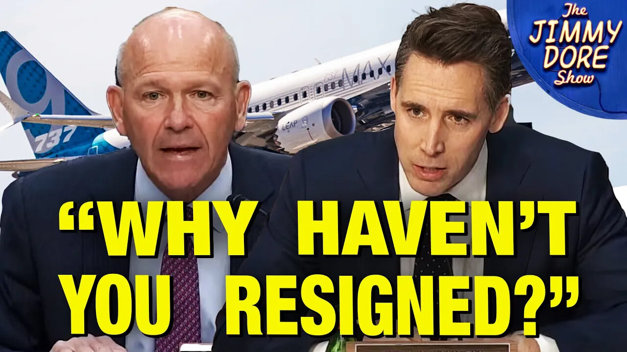 Boeing CEO DESTROYED By Senator Josh Hawley