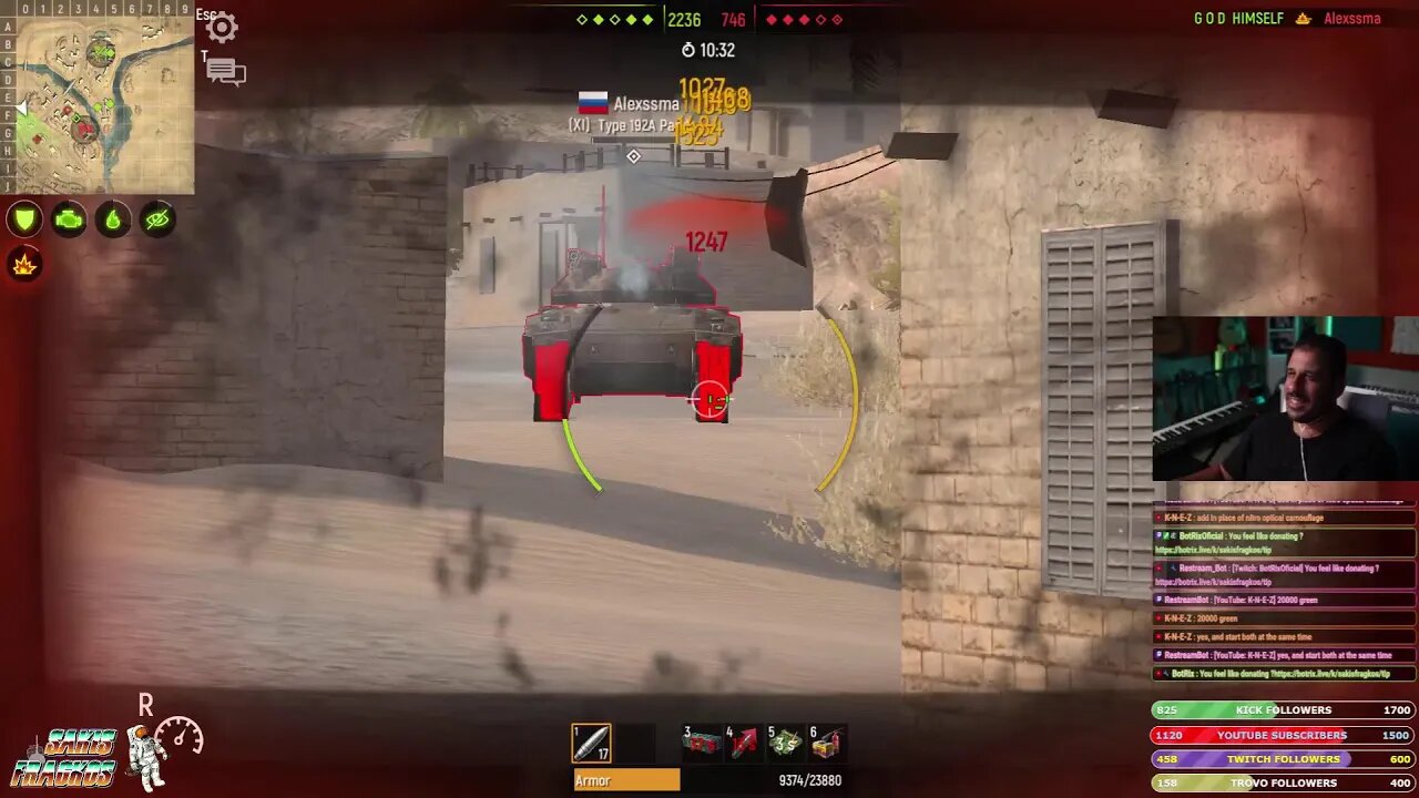 GodGamer plays War Of Tanks 25-10 PART 1|| !TTS !MEMES / #GODGAMER #SUBSCRIBE #TIP #FOLLOW