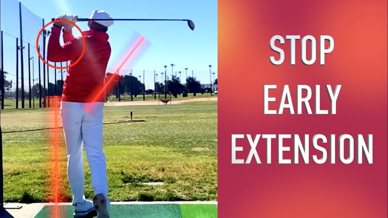 MY BEST GOLF SWING, STOP EARLY EXTENSION!