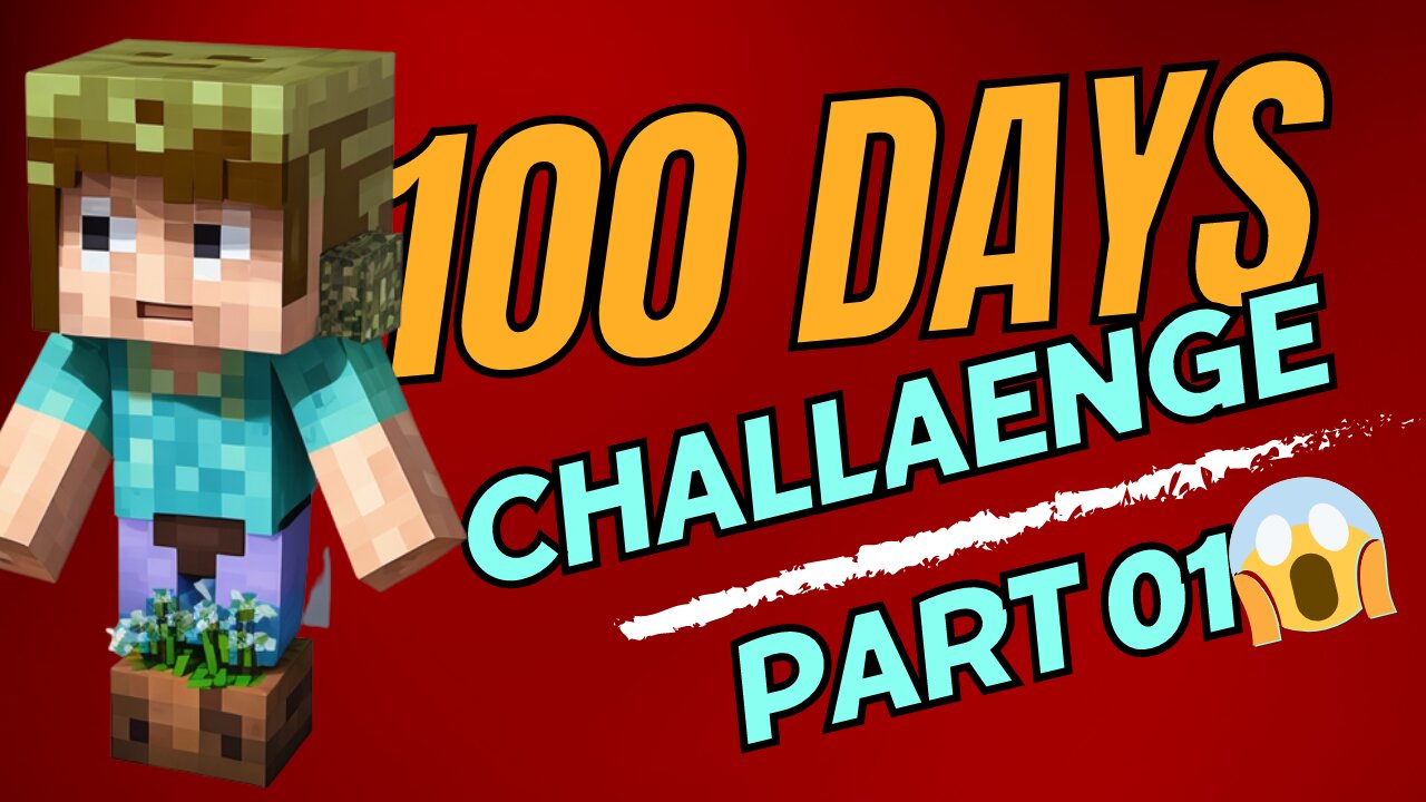 100😱 Days in Minecraft 😍👌Skyblock Hardcore My Journey Part 1