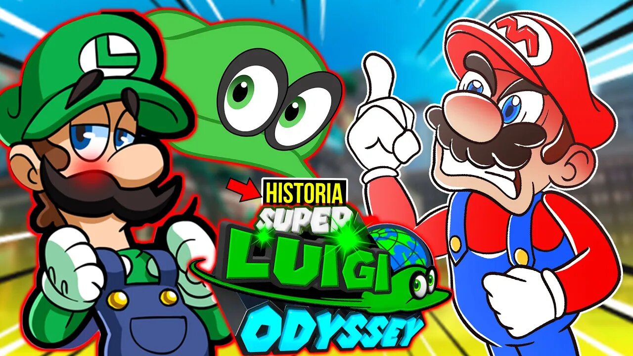 LUIGI é MELHOR que MARIO 😵| SUPER MARIO ODYSSEY com LUIGI