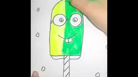 draw a funny ice cream