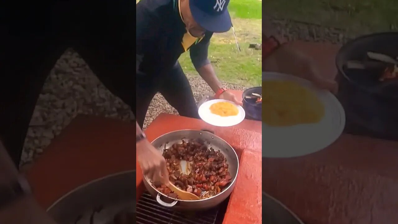 Lamb Cooked Like You NEVER Seen Before #basketball #jamaica #jamaicajamaica #shorts #reels