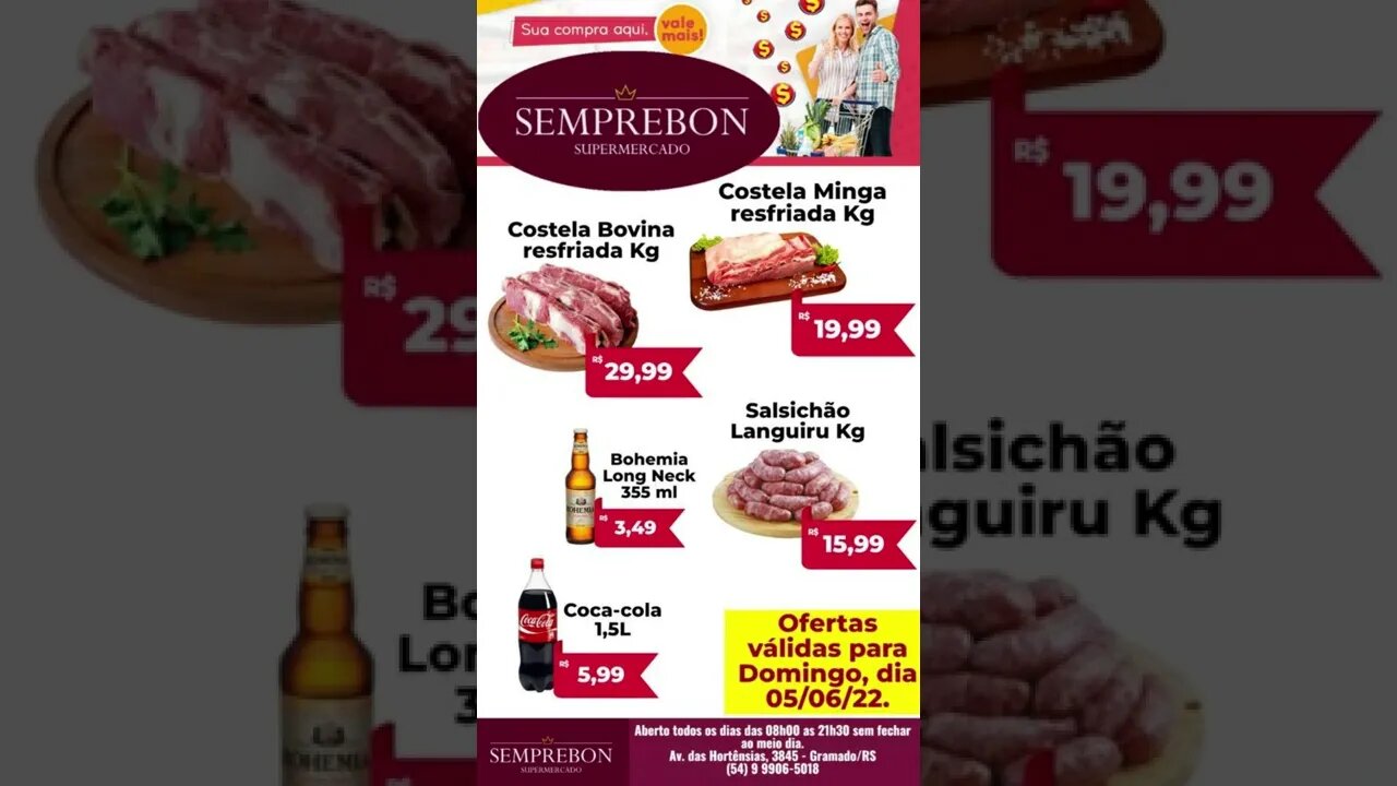 OFERTAS SEMPREBON 05 DE JUNHO DE 2022