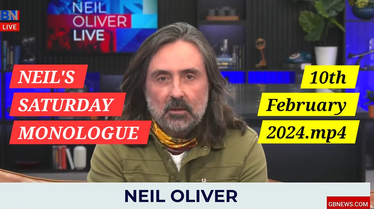 Neil Oliver's Saturday Monologue - 10th February 2024.