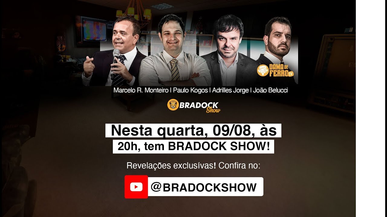 Bradock Show: 09/05/23 - Rodrigo Constantino, Paulo Martins e Fernando Holiday.