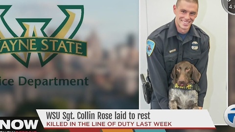 WSU Sgt. Collin Rose laid to rest