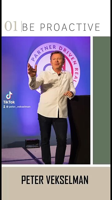 Be proactive to get things done