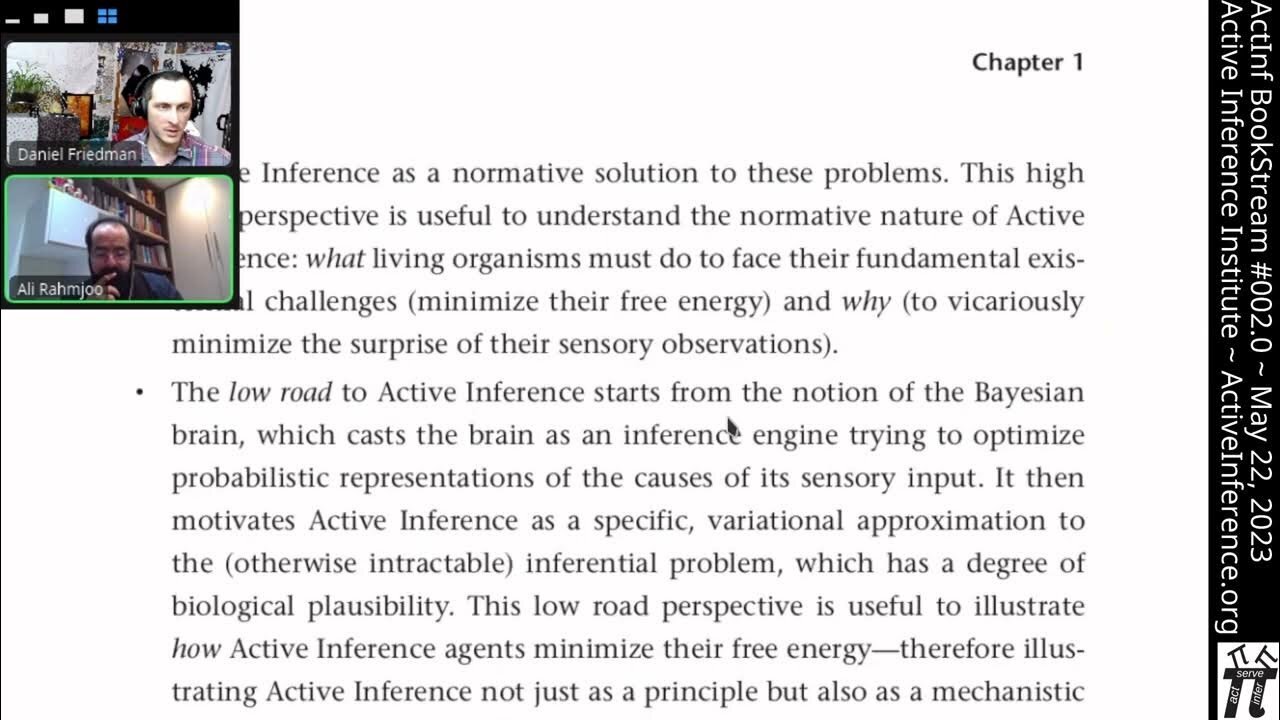 Active Inference ~ Parr, Pezzulo, Friston ~ Chapter 1 ~ BookStream #002.01