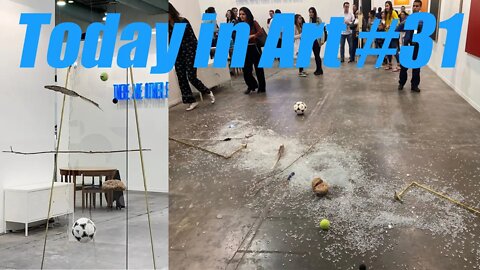 Today in Art #31 - Art Critic Shatters $19,000 Glass Sculpture