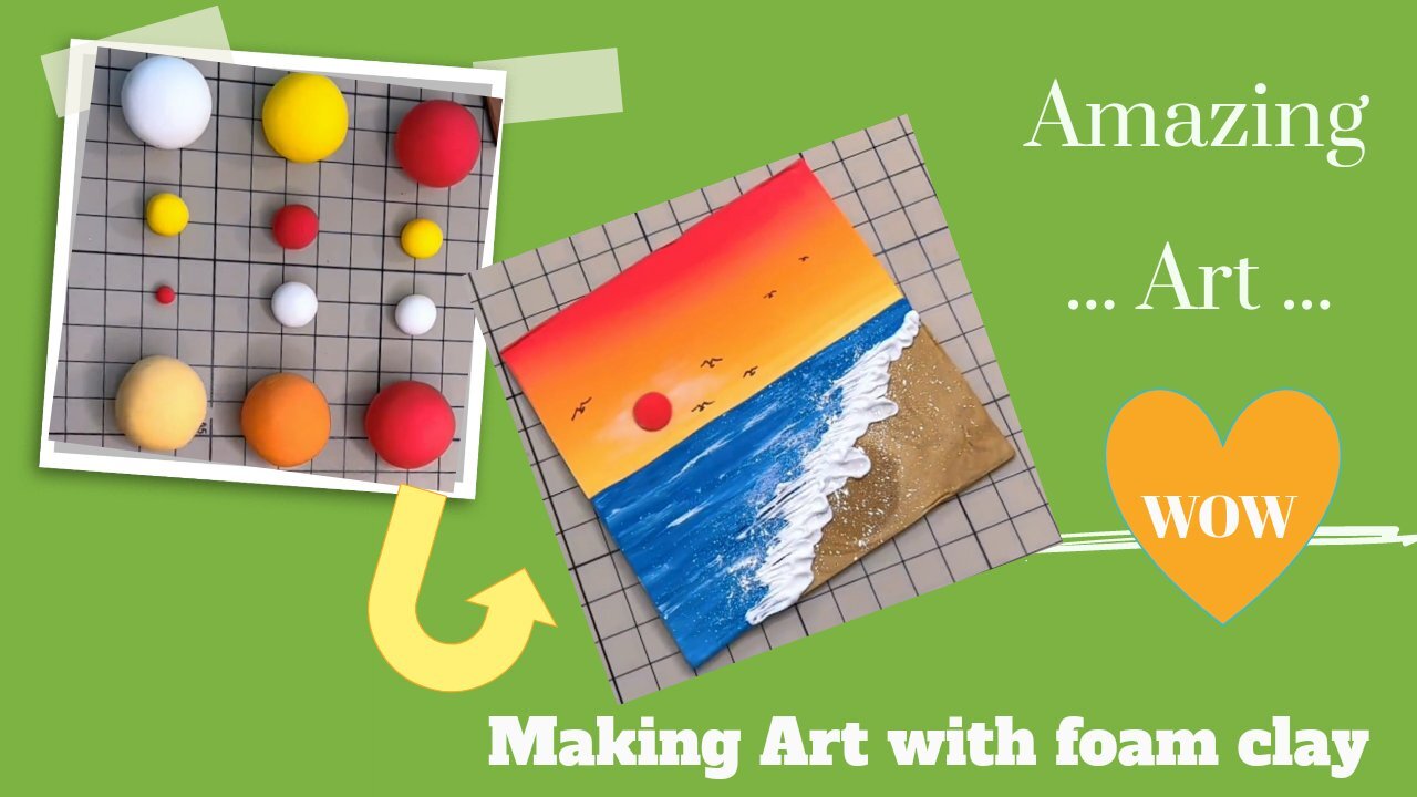 Creating a Breathtaking Sea View with Foam Clay