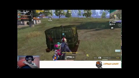 Jogando PUBG Mobile