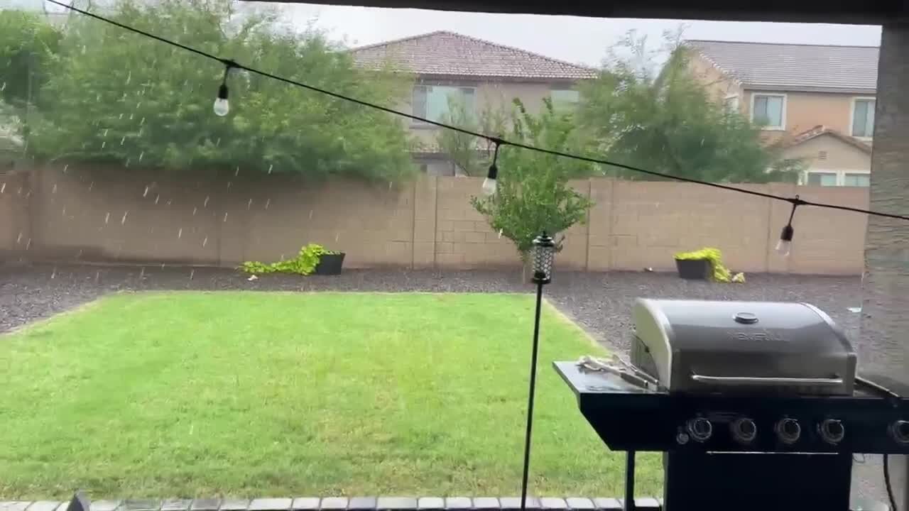 Rain in Queen Creek by Amanda Hardy