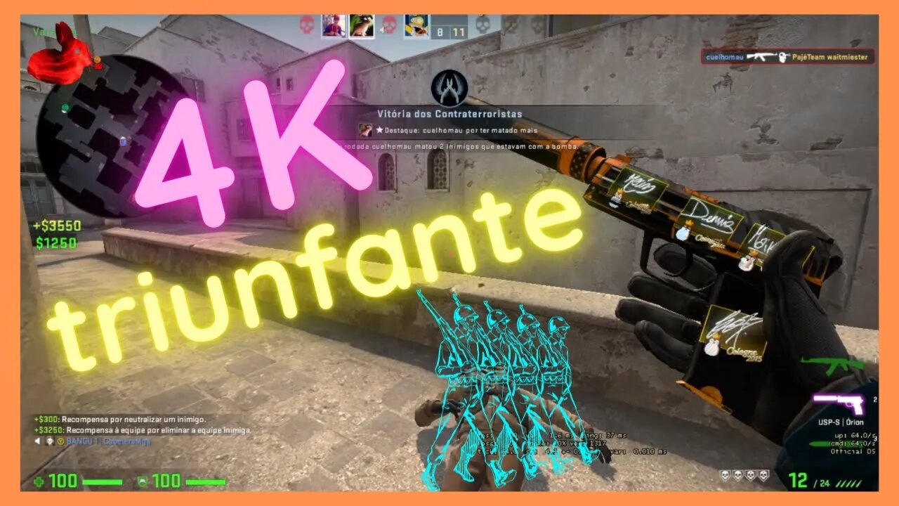 🔴36 4k triunfante #shorts CSGO Valve Counter Strike Global Offensive