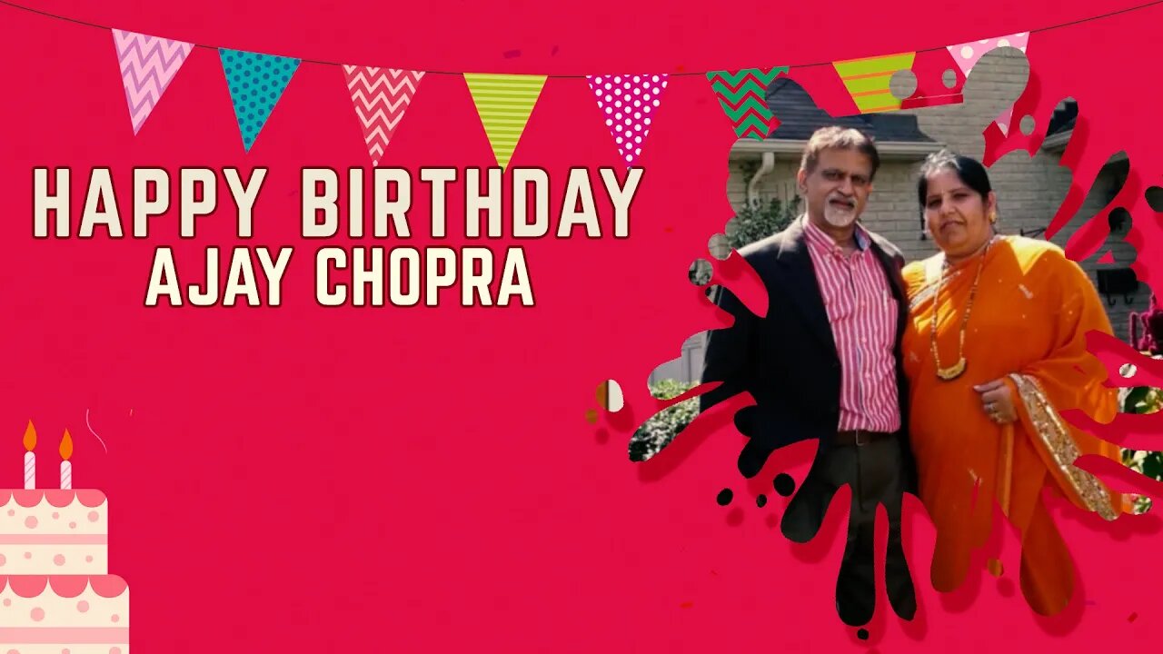 Happy Birthday Ajay Chopra Ji 🎂