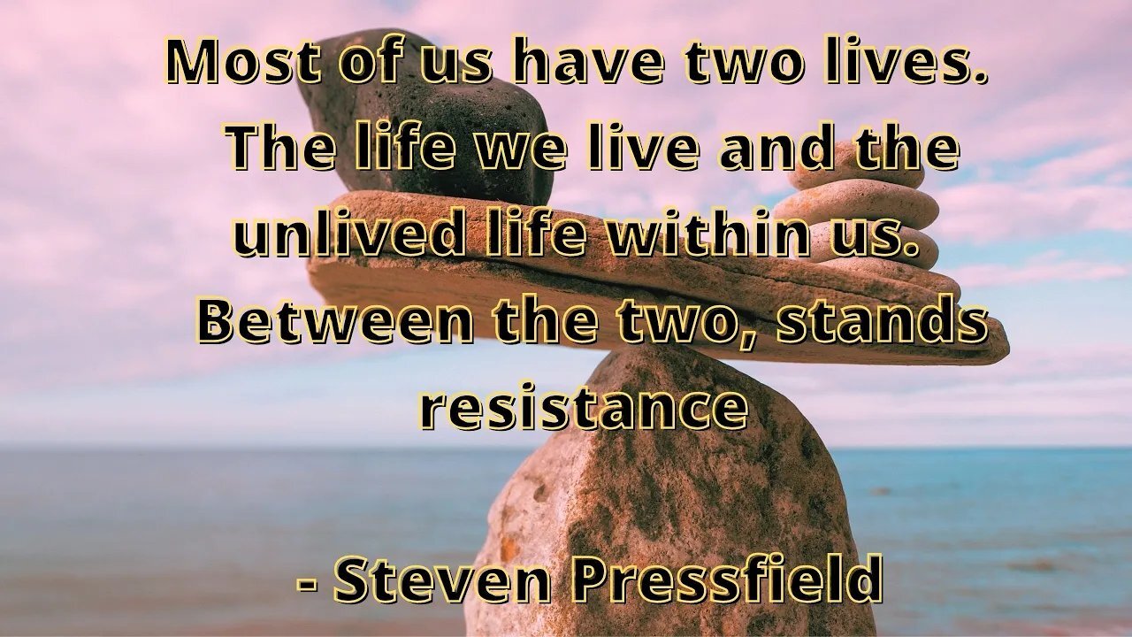 The Two Types of Resistance - What You Resists Persists - The War of Art