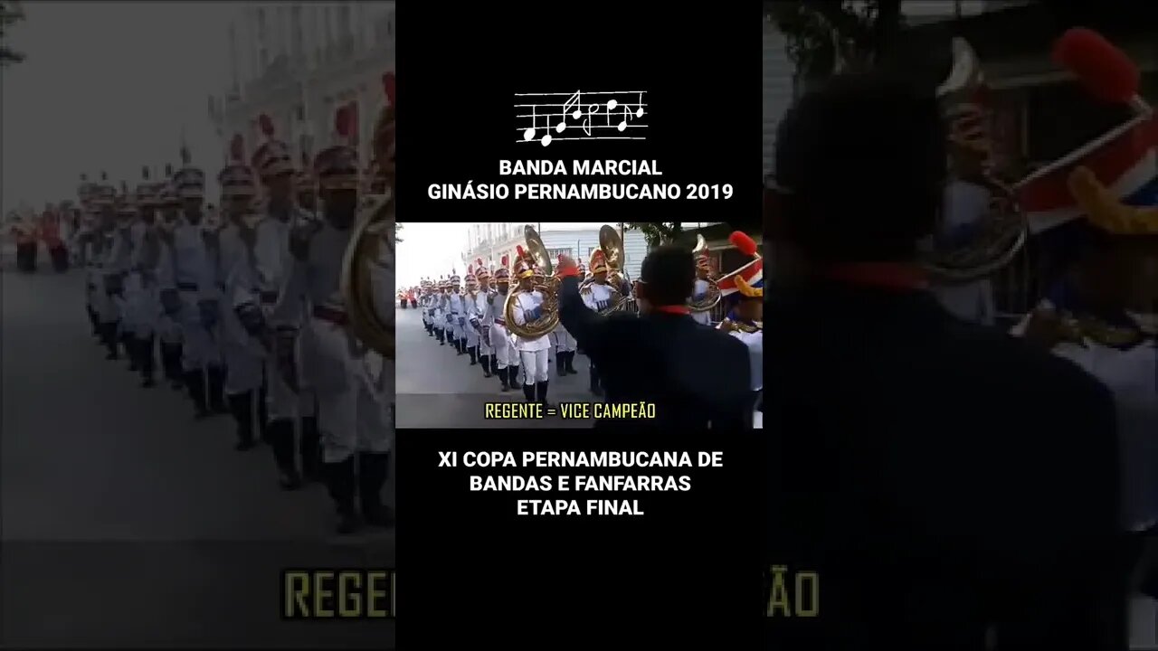 BMGP 2019 - BANDA MARCIAL GINÁSIO PERNAMBUCANO 2019 - #shorts