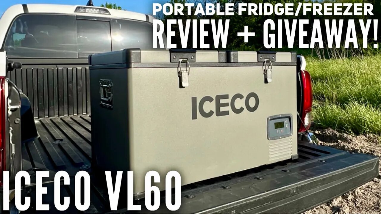 ICECO VL60 Dual Zone Fridge/Freezer Review & Giveaway! Impressive Camping Equipment!