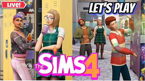 (LIVE) Lets play Sims 4