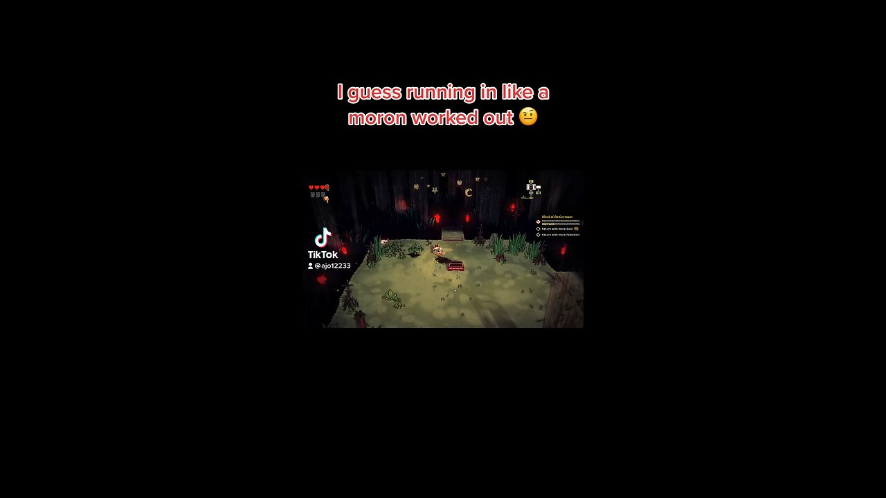 I guess running out like a moron worked out 🤨