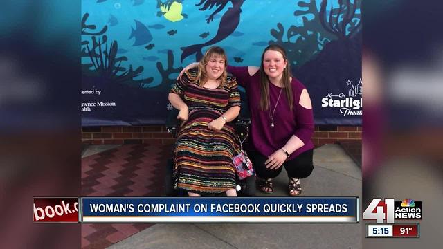 Woman’s complaint on Facebook quickly spreads