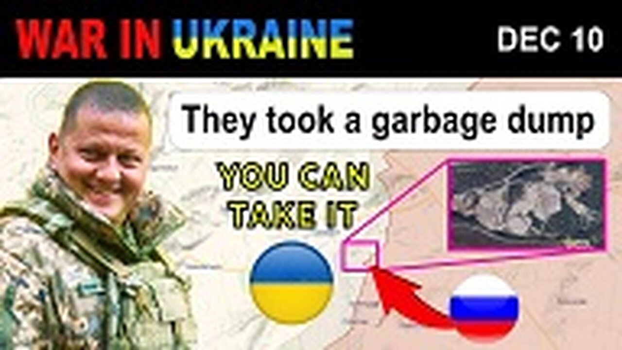 10 Dec: IRONIC. Russians Establish Positions IN A GARBAGE DUMP | War in Ukraine Explained