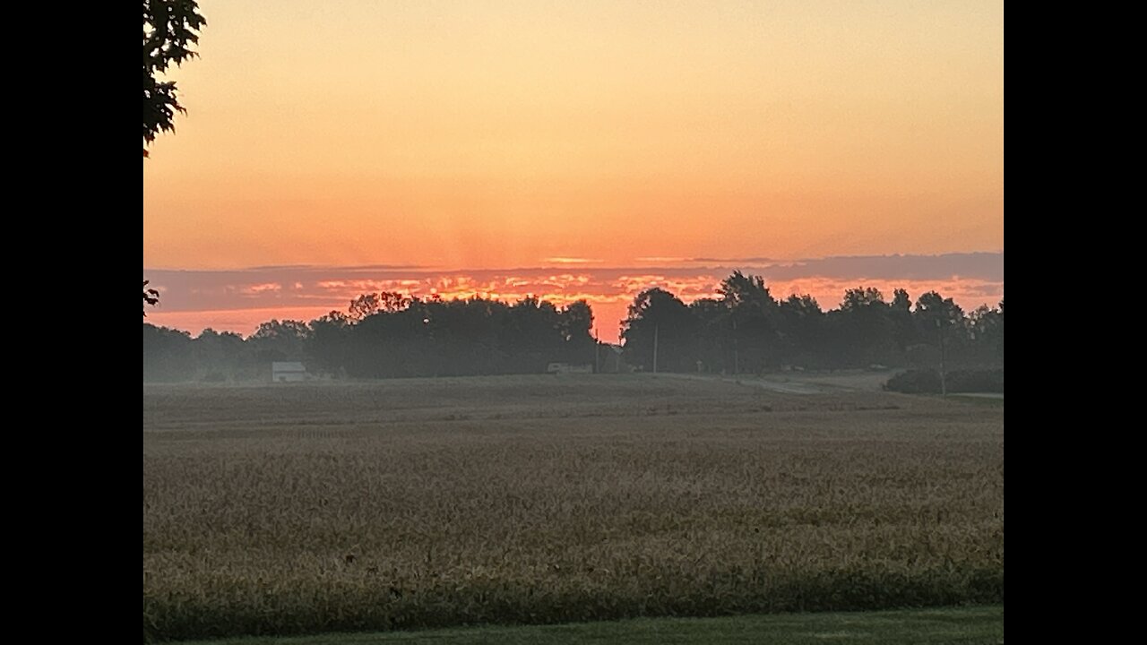 Incredible sun set