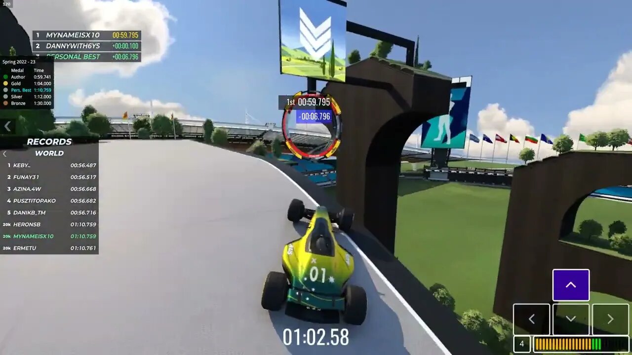 Spring 2022 Map #23 - Silver Medal - Trackmania