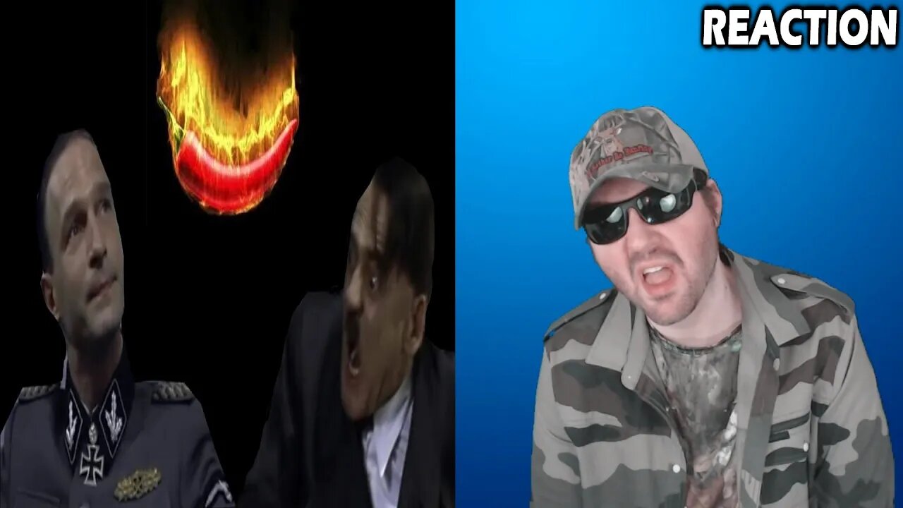 Hitler Eats The Hottest Pepper In The World (Dolfy Hitler Parodies) REACTION!!! (BBT)