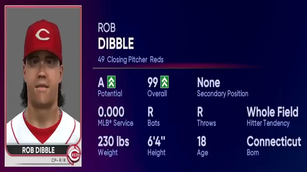 How To Create Rob Dibble MLB The Show 22