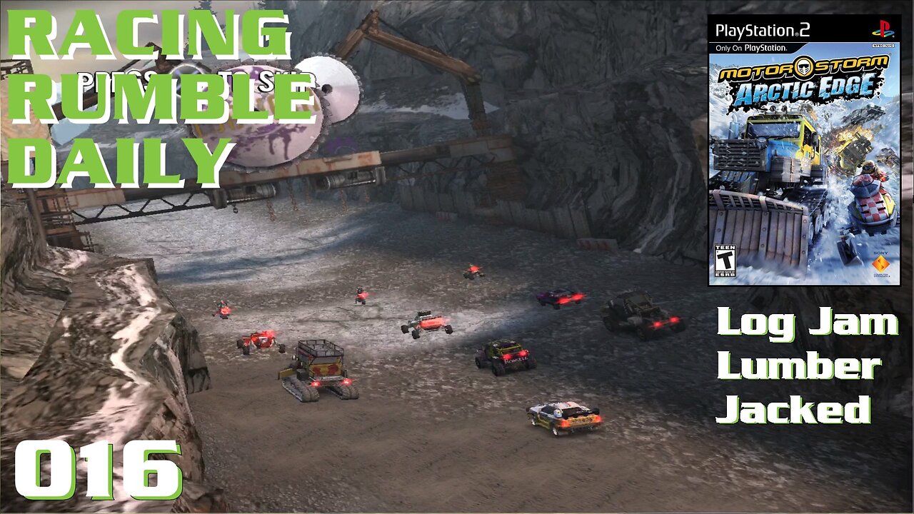 Racing Rumble Daily 016 - MotorStorm - Arctic Edge (2009) PS2 Log Jam - Lumber Jacked