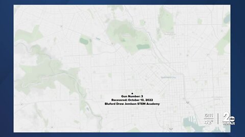 Timeline of Guns Found in City Schools this year