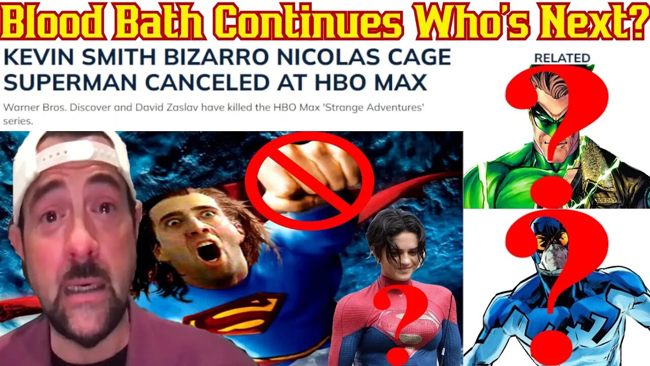 Warner Bros Cancellations Continue! Kevin Smith, Supergirl, Green Lantern Blue Beatle and More?