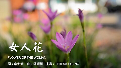 【女人花】 （Flower of the Woman）/作詞：李安修/作曲：陳耀川/Solo by Teresa Huang（Cover）