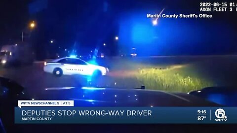 Deputies stop wrong-way driver on I-95 in Martin County