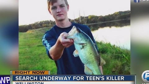 Search underway for teen's killer