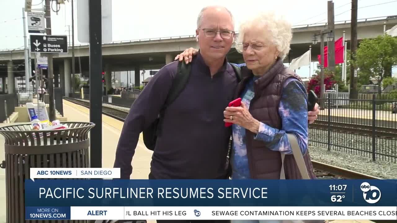 Pacific Surfliner reopens after San Clemente landslide closes track