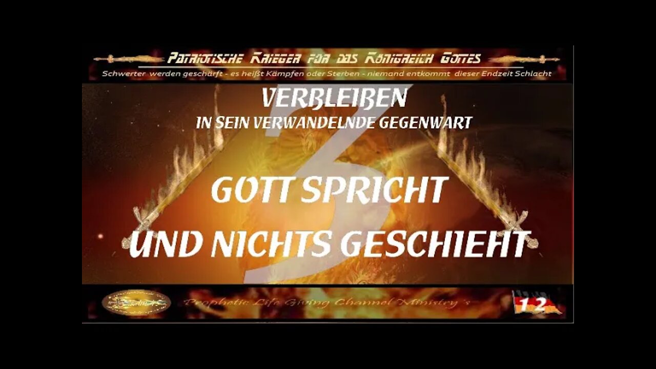 12 Verbleiben in Gottes Verwandelnde Gegenwart